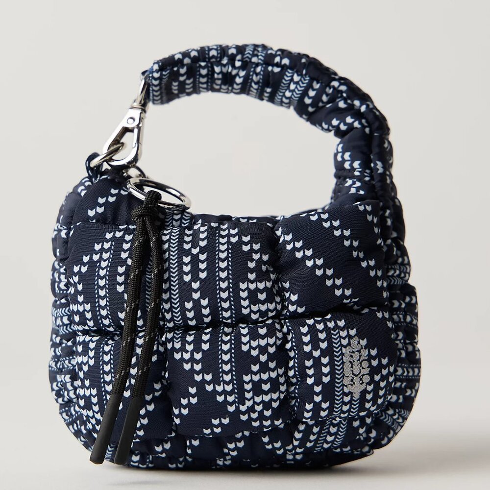 Free People Navy and White Mini Bag - Picture 2 of 3